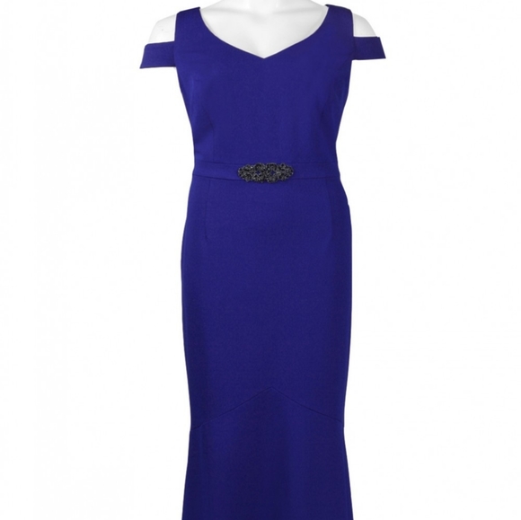 Alex Evenings Purple Long Evening Dress - Picture 1 of 5